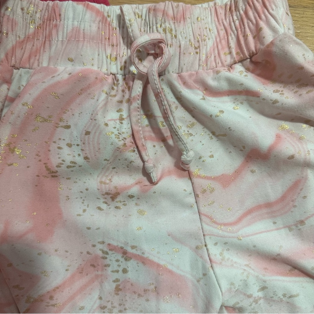 2/$10 Sale! Dark Pink and Light Pink and Gold Pants Size 5 - Picture 3 of 9